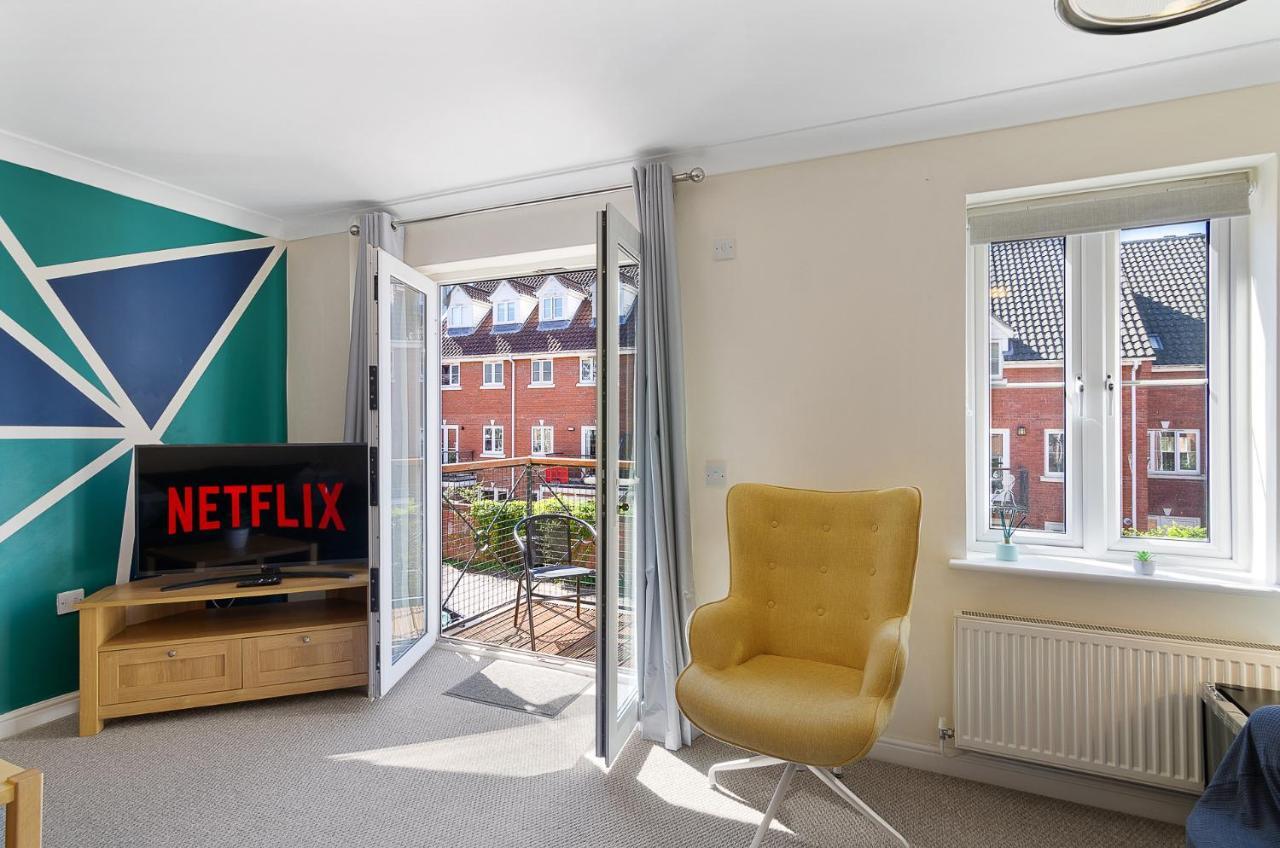 4Br Townhouse Wbalcony Free Parking Fast Wi-Fi Villa Norwich Bagian luar foto